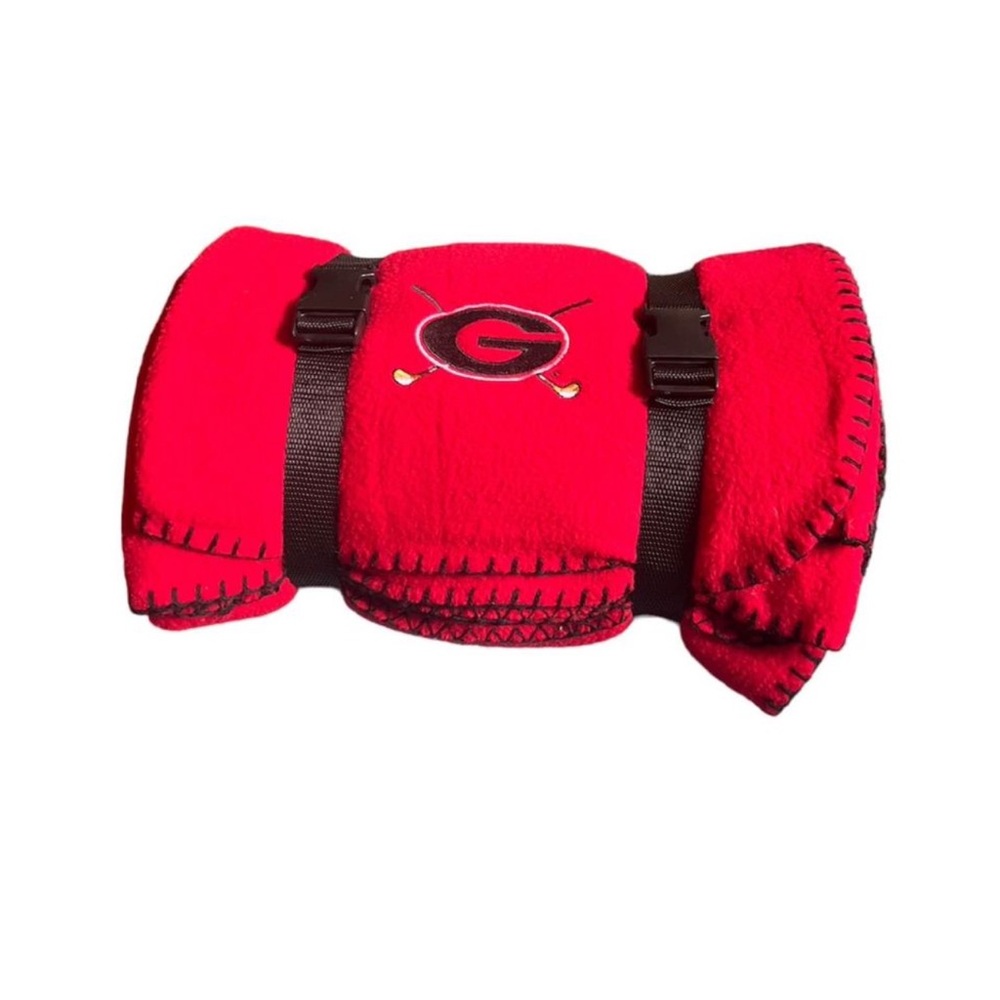 Georgia Fleece Stadium blanket with straps
